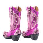 Dragon Love Cowboy Boots - Barbie pink