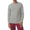 MOUSQUETON Mario Bicolour Stripe Top in Ecru/Cedar