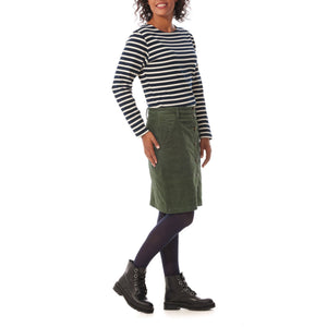 Steren Cord Mini Skirt in Vetiver
