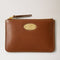 MULBERRY Mulberry Plaque Small Zip Coin Pouch in Oak
