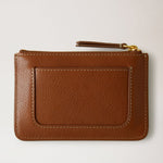 MULBERRY Mulberry Plaque Small Zip Coin Pouch in Oak