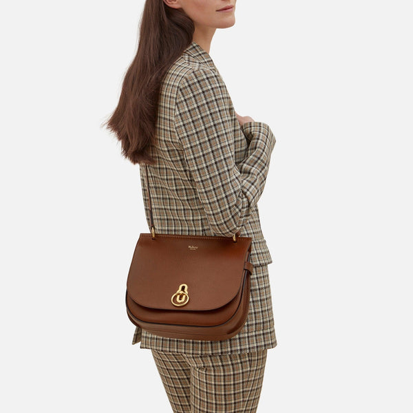 MULBERRY Soft Amberley Satchel Legacy NVT Handbag in Oak