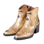 Atlanta Cowboy Boots in Gold