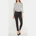 NYDJ Faux Suede Leggings in Black
