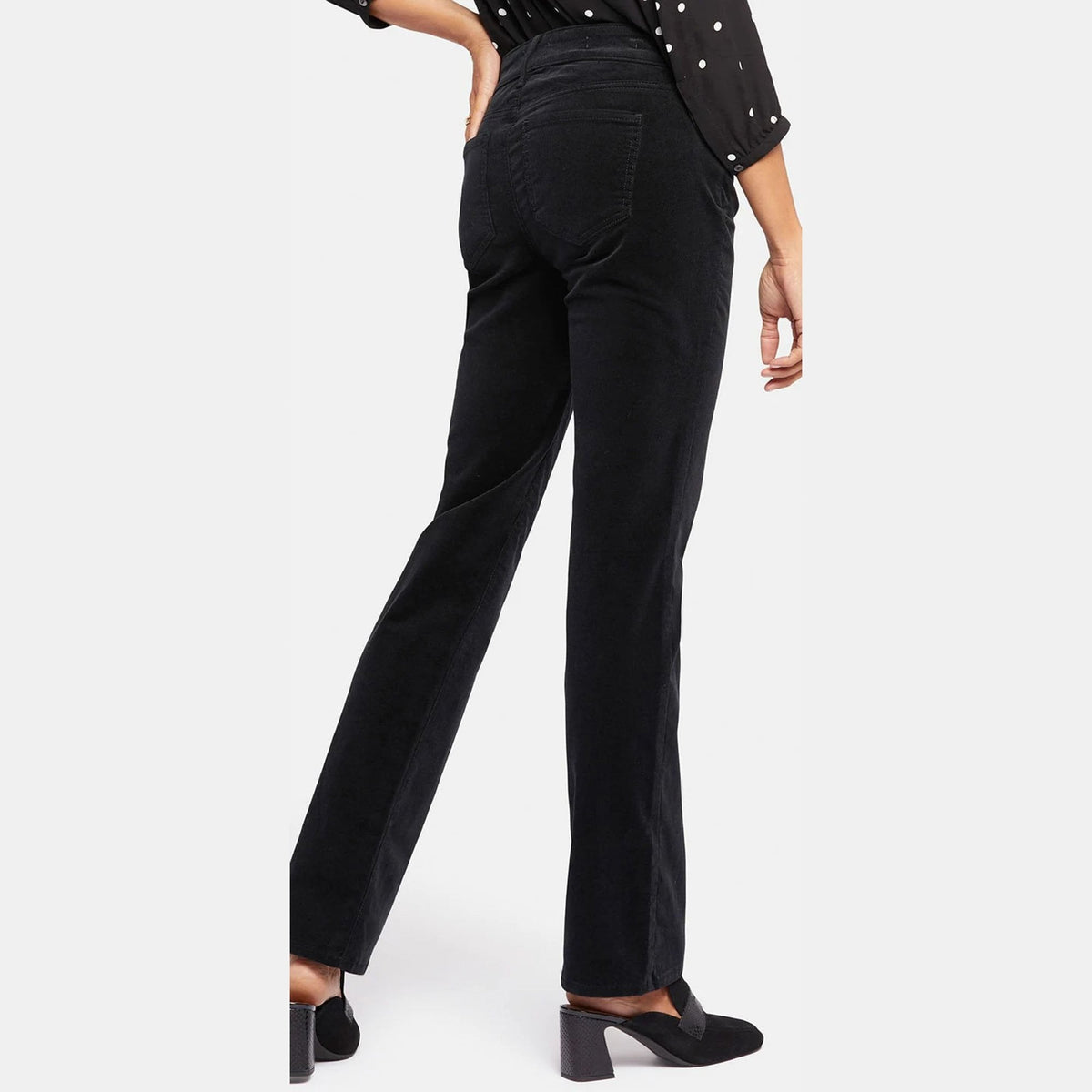 NYDJ Marilyn Coated Jeans in Black