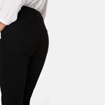 NYDJ Marilyn Straight Leg Jeans in Black