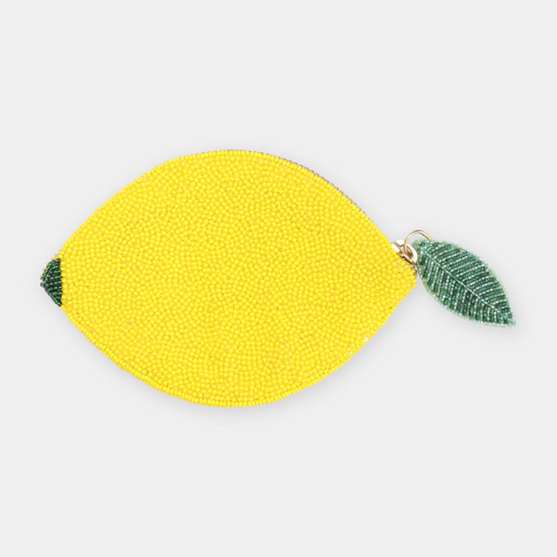 Lemon Coin Purse - Yellow