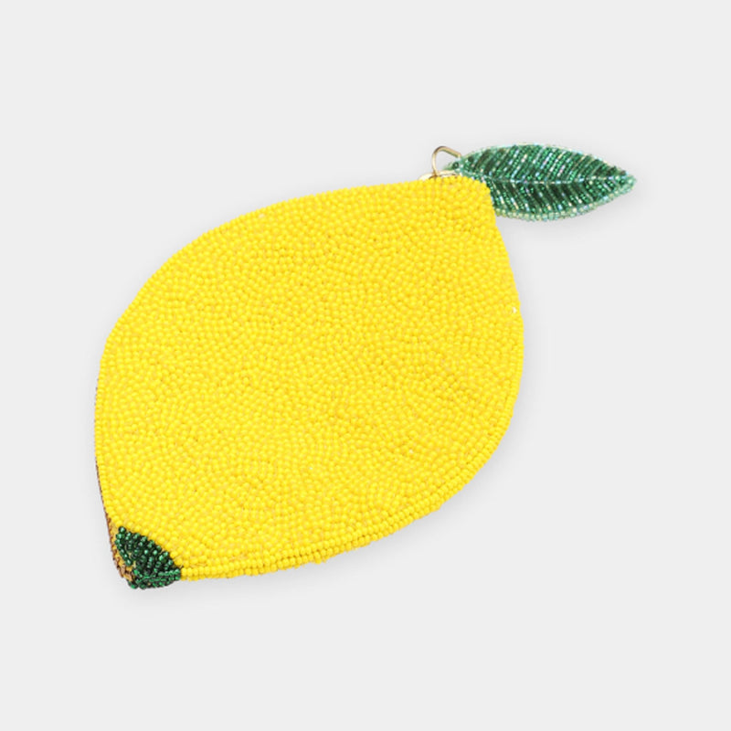 Lemon Coin Purse - Yellow