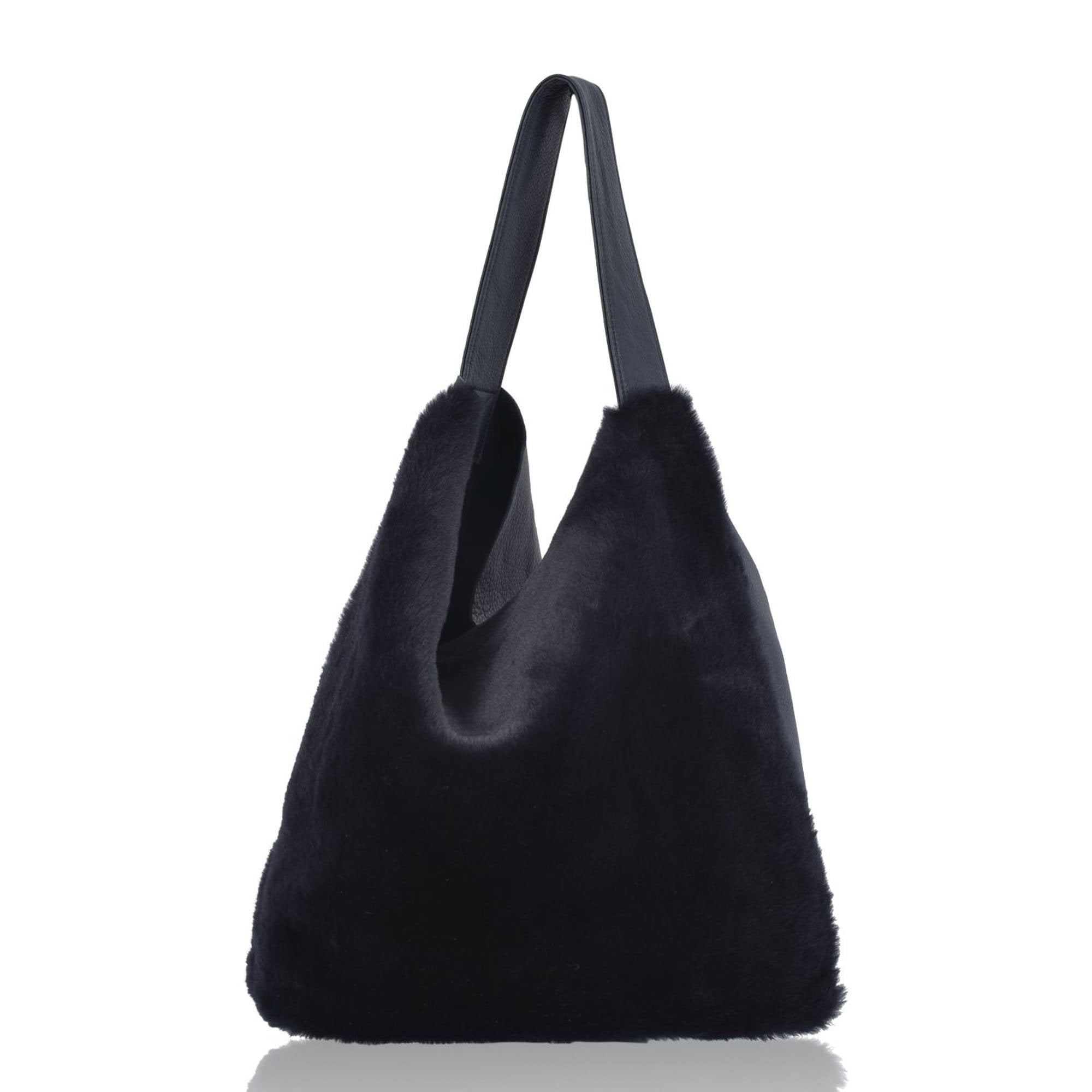 Rare black leather purse bag w heavy chain Labrador dog Barry - Ruby Lane