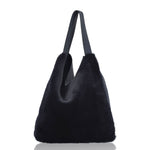 Yatton Sheepskin Shoulder Bag in Black