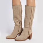 PENELOPE CHILVERS Lucia Rociera Suede Boots in Pumice