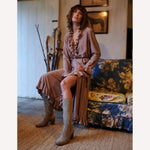 PENELOPE CHILVERS Lucia Rociera Suede Boots in Pumice