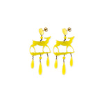 Bambi Earrings in Yellow