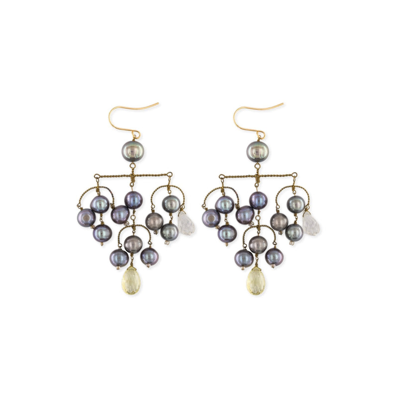 PHILIPPA KUNISCH P.Diamond Earrings in Oilslick