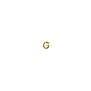 Letter G Stud Earring in Gold Plated