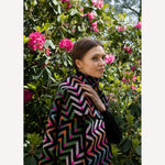 Large Zig Zag Scarf in Hibiscus