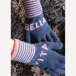Vita Bella Gloves in Teal/Coral
