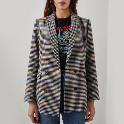 RAILS Jac Blazer in Cardinal Pine Multi