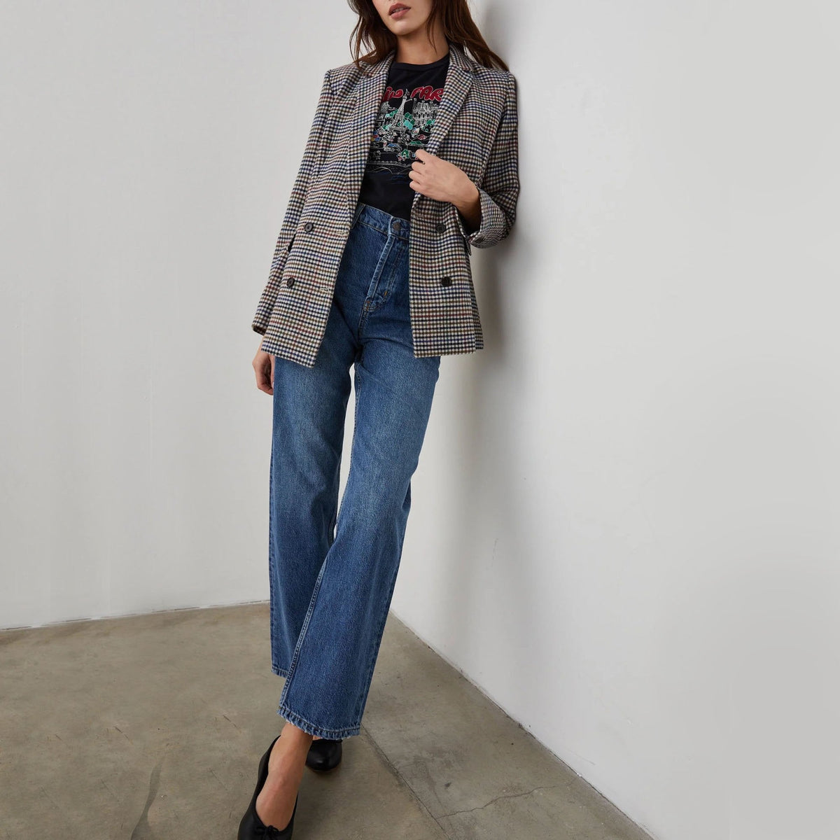 RAILS Jac Blazer in Cardinal Pine Multi