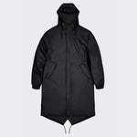 RAINS Fishtail Parka in Black