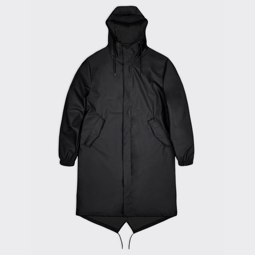RAINS Fishtail Parka in Black