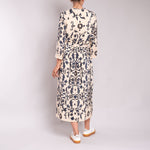 S MAX MARA Giuditta Pure Silk Dress in Midnight Blue
