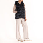 Jsoft Reversible Water Repellent Gilet in Midnight Blue