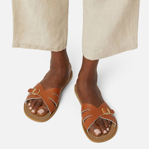 Classic Slide Sandals - Tan