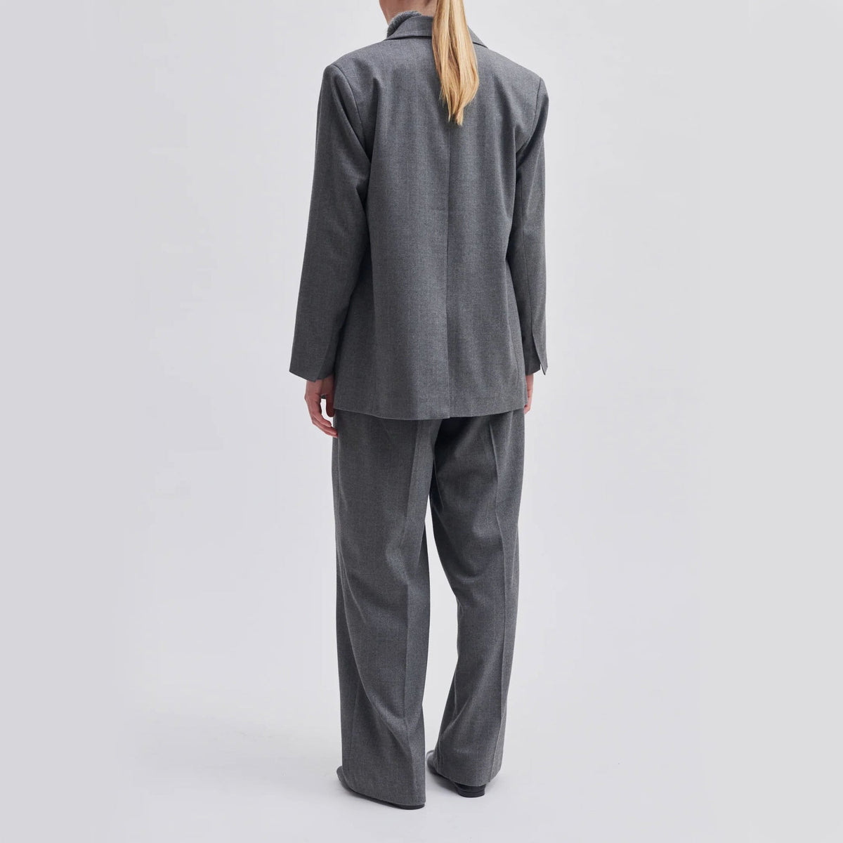 SECOND FEMALE Holsye Blazer in Grey Melange