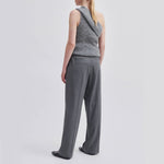 SECOND FEMALE Holsye Trousers in Grey Melange