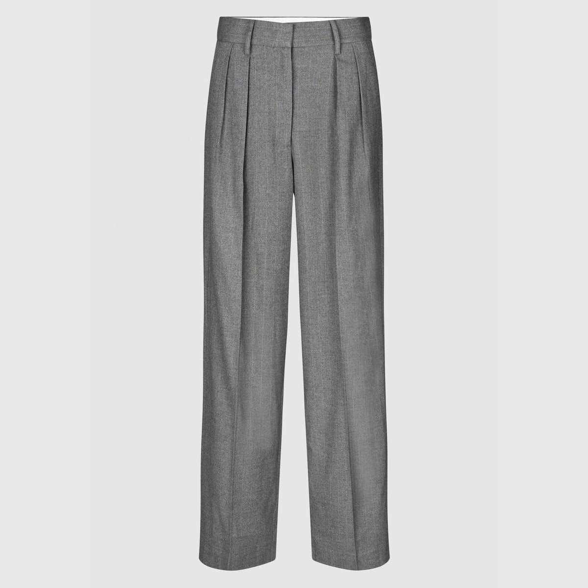 SECOND FEMALE Holsye Trousers in Grey Melange