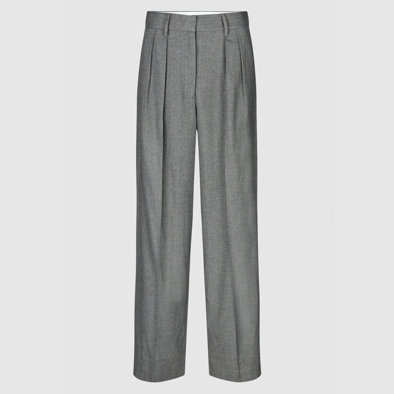 SECOND FEMALE Holsye Trousers in Grey Melange