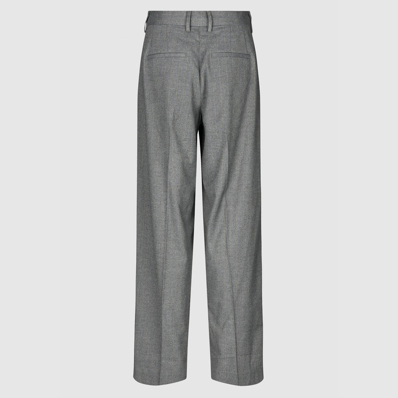SECOND FEMALE Holsye Trousers in Grey Melange