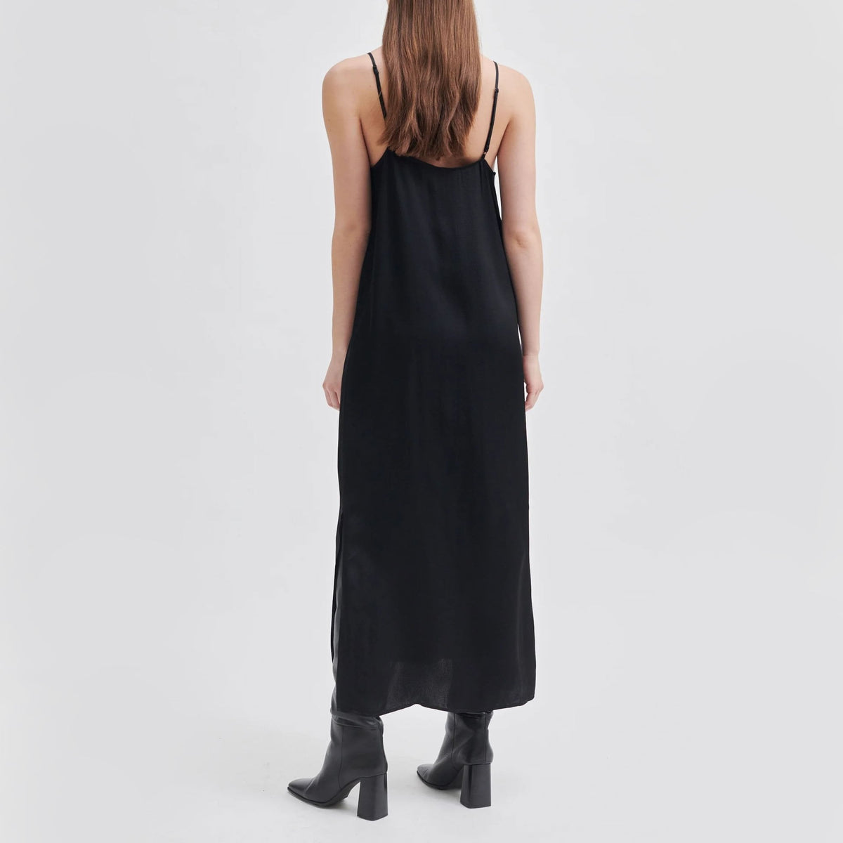 SECOND FEMALE Noma Strap Dress in Black