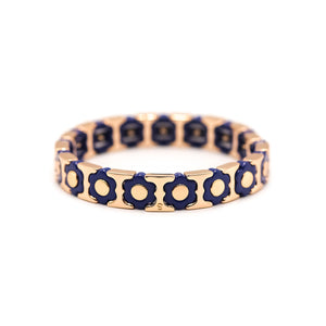 Coachella Bracelet in Gold & Klein Blue