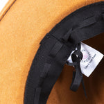 TRAVAUX EN COURS Fedora Wide Brim Hat in Camel