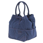 TRAVAUX EN COURS Small Tote Bag in Navy