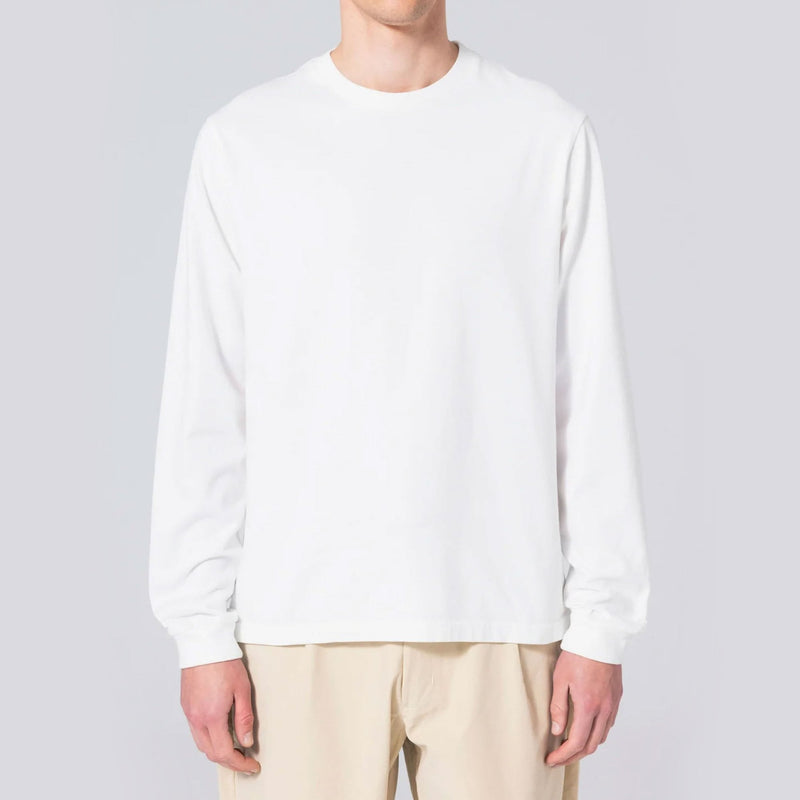 Basic L/S T Shirt in White