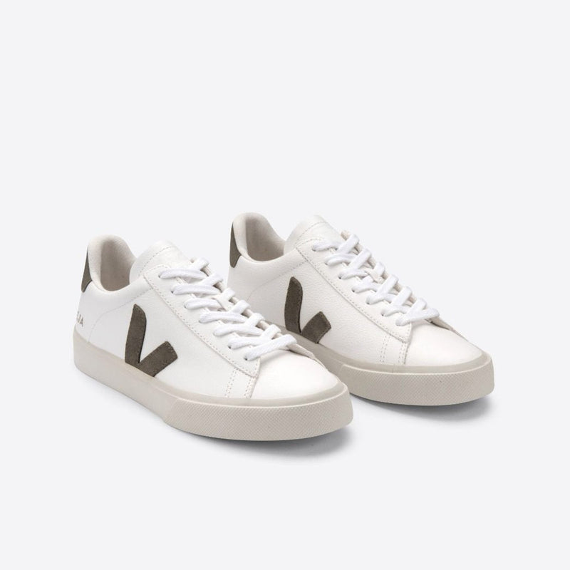Mens Campo Chromefree Sneakers in Extra White/Khaki