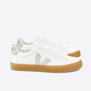 Womens Campo Chromefree Leather Sneakers in Extra White/Natural