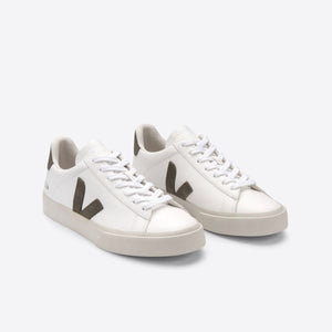 Womens Campo Chromefree Sneakers in Extra White/Khaki