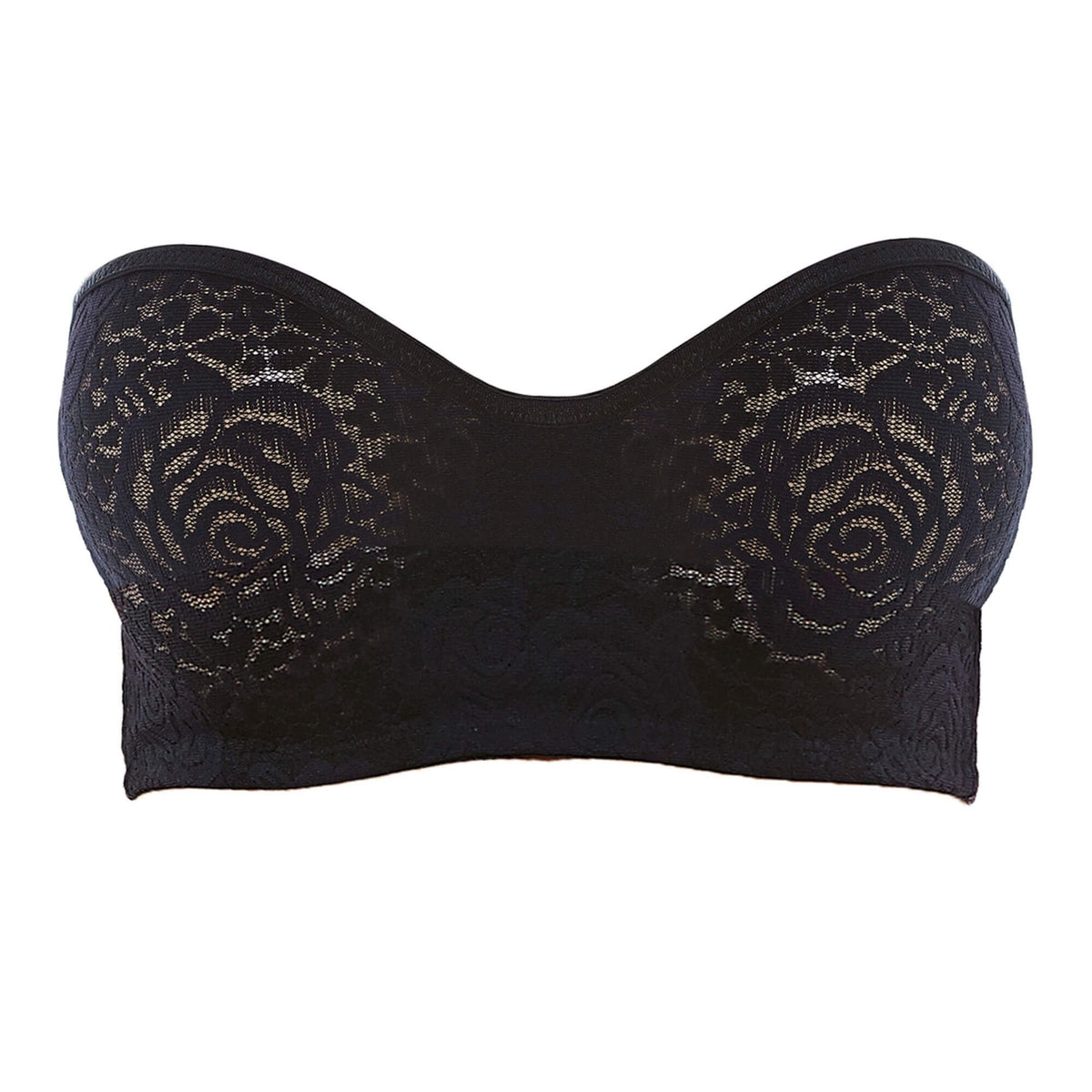 WACOAL Halo Lace Strapless Bra in Black