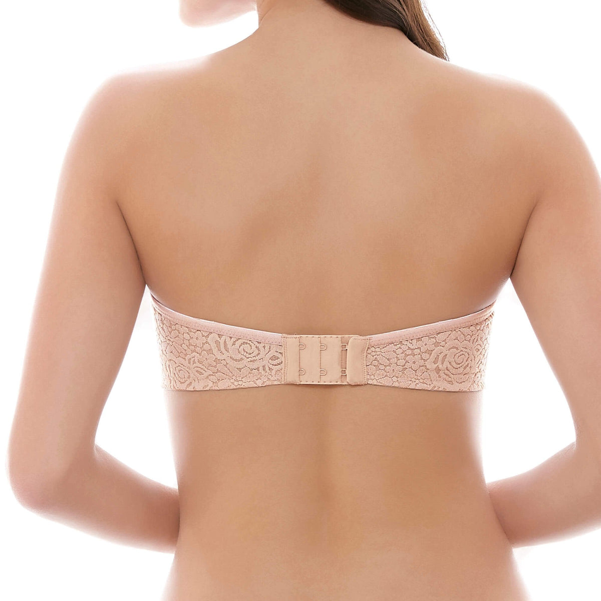 WACOAL Halo Lace Strapless Bra in Nude
