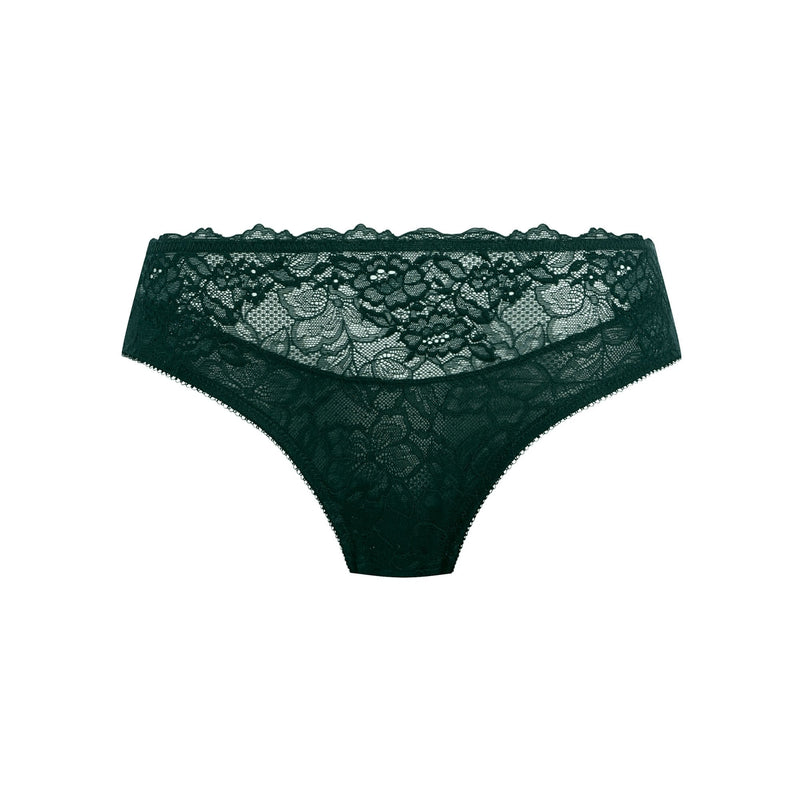 Lace Perfection Brief in Botanical Green