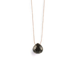 WANDERLUST LIFE Fine Cord Necklace in Marcasite