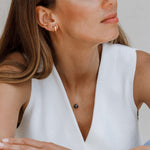 WANDERLUST LIFE Fine Cord Necklace in Marcasite