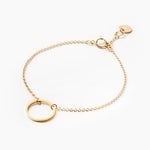 WANDERLUST LIFE Unity Circle Chain Bracelet - Gold