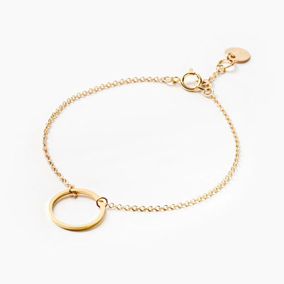 WANDERLUST LIFE Unity Circle Chain Bracelet - Gold