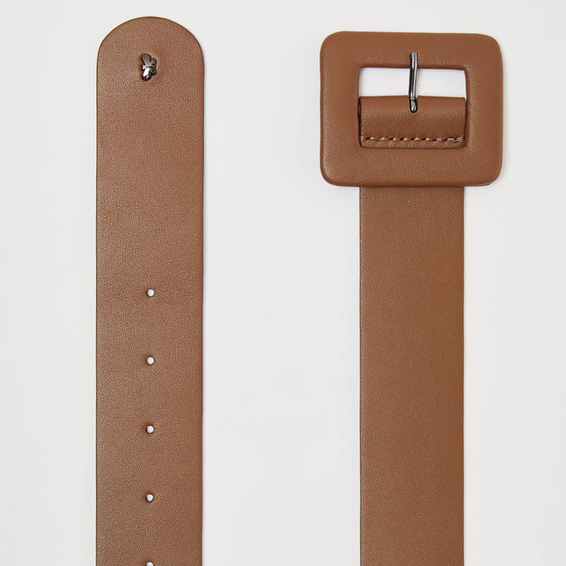 Brio Leather Belt - Tobacco