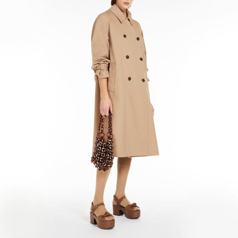 Candida Trench Coat in Camel